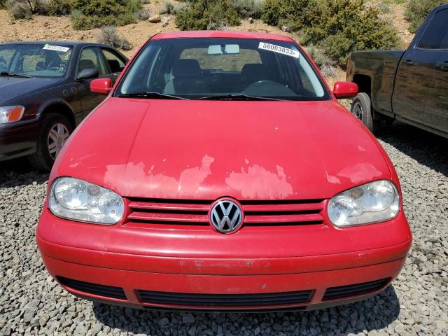 9BWGT61J414050366 - 2001 VOLKSWAGEN GOLF GLS RED photo 5