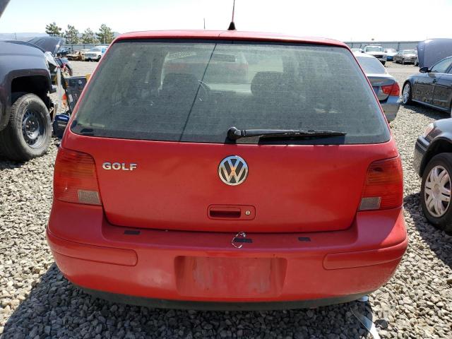 9BWGT61J414050366 - 2001 VOLKSWAGEN GOLF GLS RED photo 6