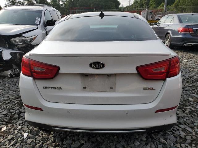 5XXGR4A69FG388299 - 2015 KIA OPTIMA SX WHITE photo 6