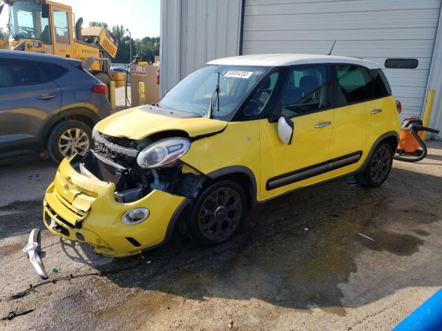 ZFBCFADH5EZ010076 - 2014 FIAT 500L TREKKING YELLOW photo 1