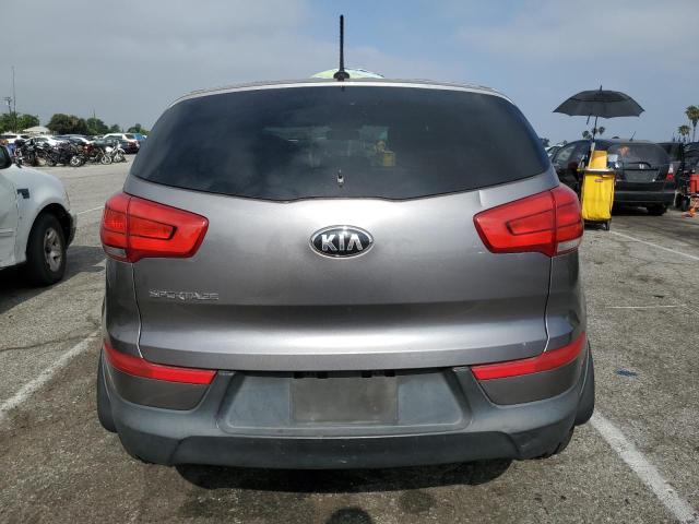 KNDPB3ACXE7600669 - 2014 KIA SPORTAGE BASE GRAY photo 6