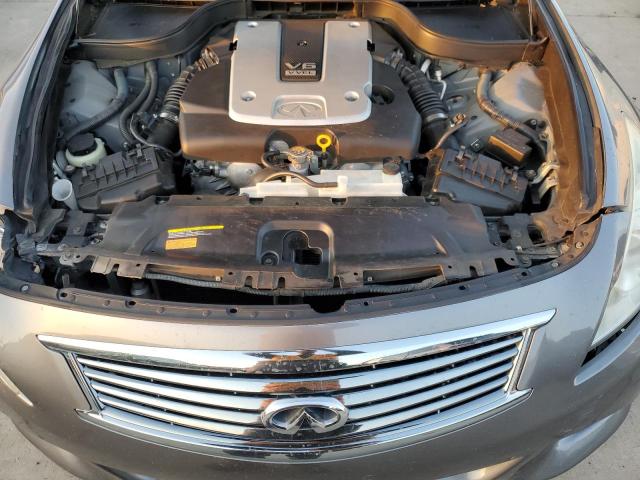 JN1CV6AP0CM625544 - 2012 INFINITI G37 BASE SILVER photo 11