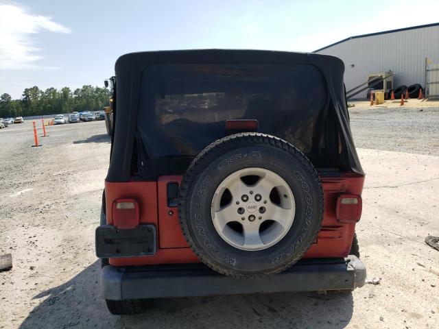 1J4FY19S9XP462808 - 1999 JEEP WRANGLER / SPORT RED photo 6