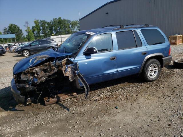 1B4HR38N82F209770 - 2002 DODGE DURANGO SPORT BLUE photo 1