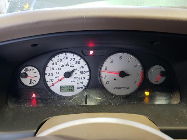 JN8DR09YX2W720829 - 2002 NISSAN PATHFINDER LE მწვანე ფოტო 9