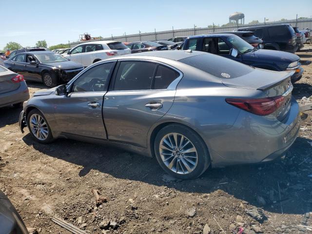 JN1EV7AR3JM432544 - 2018 INFINITI Q50 LUXE GRAY photo 2