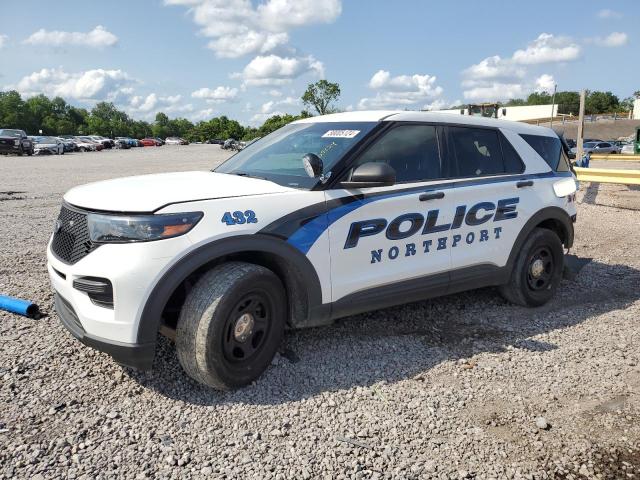 1FM5K8AB8NGA39881 - 2022 FORD EXPLORER POLICE INTERCEPTOR WHITE photo 1