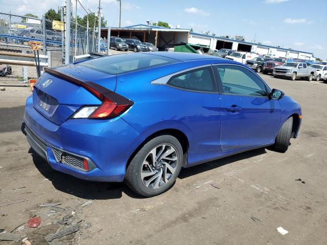 2HGFC4B05JH306163 - 2018 HONDA CIVIC LX BLUE photo 3