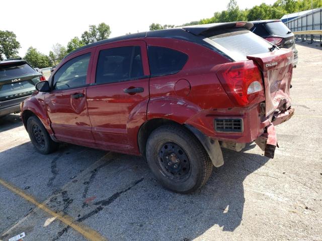 1B3HB28BX8D672829 - 2008 DODGE CALIBER MAROON photo 2