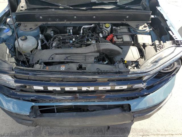 3FMCR9C68MRB14143 - 2021 FORD BRONCO SPO OUTER BANKS BLUE photo 12