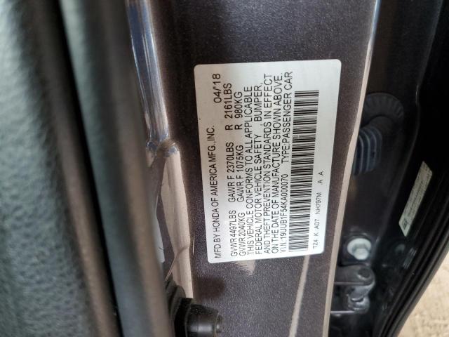 19UUB1F54KA000070 - 2019 ACURA TLX TECHNOLOGY GRAY photo 13