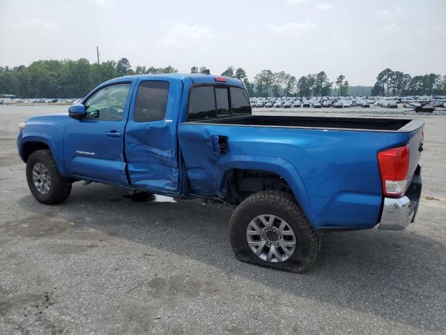 5TFRZ5CN1GX010667 - 2016 TOYOTA TACOMA ACCESS CAB BLUE photo 2