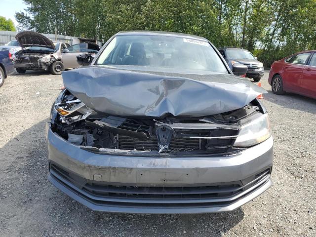 3VW2K7AJ6FM280769 - 2015 VOLKSWAGEN JETTA BASE GRAY photo 5