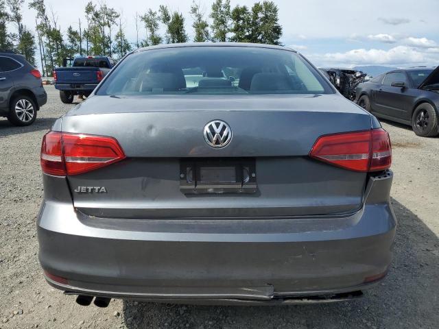 3VW2K7AJ6FM280769 - 2015 VOLKSWAGEN JETTA BASE GRAY photo 6