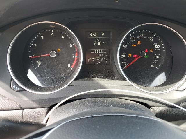 3VW2K7AJ6FM280769 - 2015 VOLKSWAGEN JETTA BASE GRAY photo 9