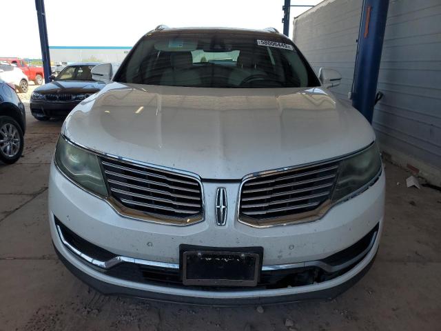 2LMPJ8LP5GBL38392 - 2016 LINCOLN MKX RESERVE თეთრი ფოტო 5