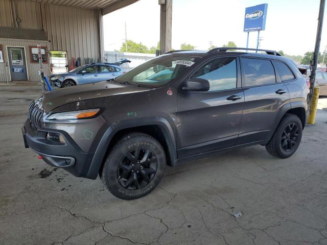 1C4PJMBX5JD616476 - 2018 JEEP CHEROKEE TRAILHAWK GRAY photo 1