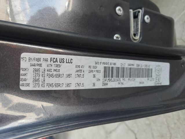 1C4PJMBX5JD616476 - 2018 JEEP CHEROKEE TRAILHAWK GRAY photo 13