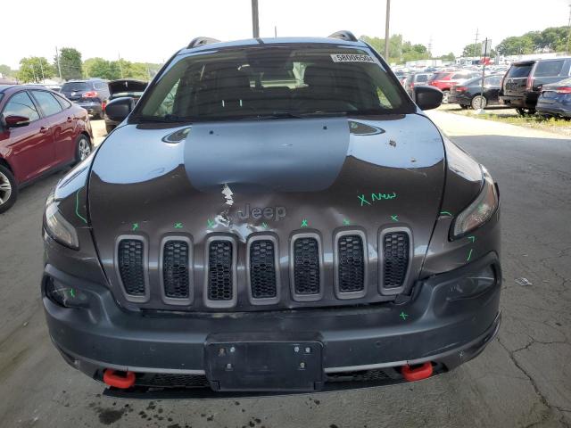 1C4PJMBX5JD616476 - 2018 JEEP CHEROKEE TRAILHAWK GRAY photo 5