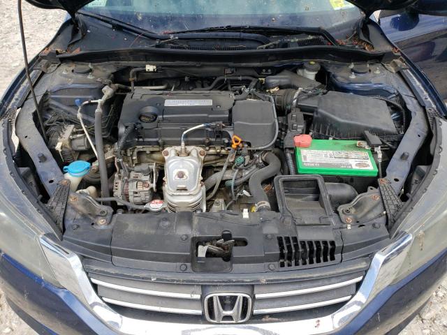 1HGCR2F35FA130120 - 2015 HONDA ACCORD LX BLUE photo 11