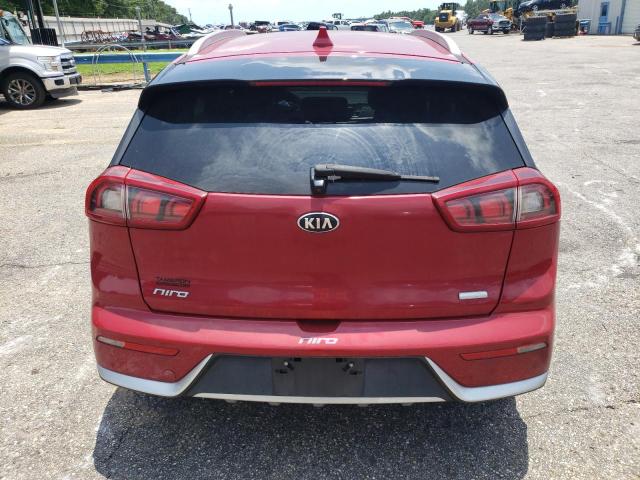 KNDCB3LC5H5074205 - 2017 KIA NIRO FE RED photo 6