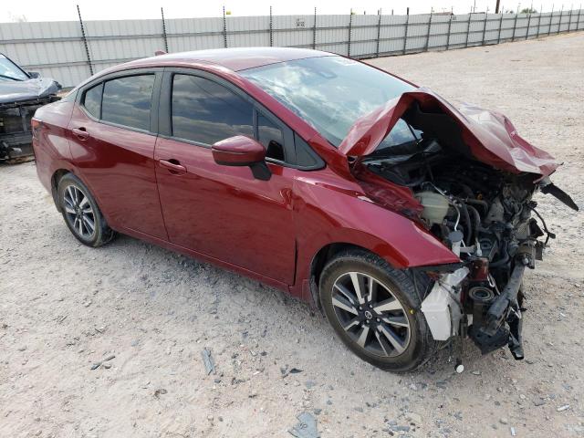 3N1CN8EV6LL862215 - 2020 NISSAN VERSA SV RED photo 4