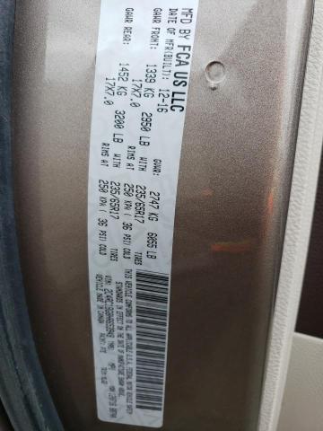 2C4RC1BG8HR653949 - 2017 CHRYSLER PACIFICA TOURING L GOLD photo 13