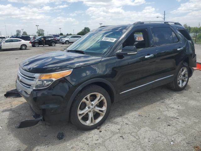 1FM5K8D83EGC21309 - 2014 FORD EXPLORER XLT BLACK photo 1