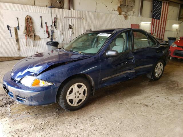 1G1JF524617271775 - 2001 CHEVROLET CAVALIER LS BLUE photo 1