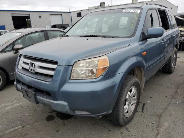 5FNYF28218B003246 - 2008 HONDA PILOT VP TEAL photo 1