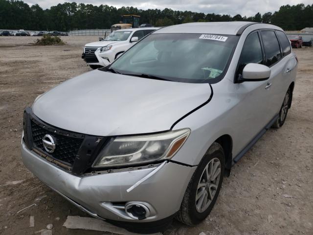 5N1AR2MN6EC712669 - 2014 NISSAN PATHFINDER S SILVER photo 2