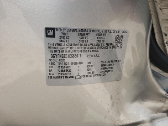 3GYFNCE31ES660171 - 2014 CADILLAC SRX PERFORMANCE COLLECTION Алтын фото 13