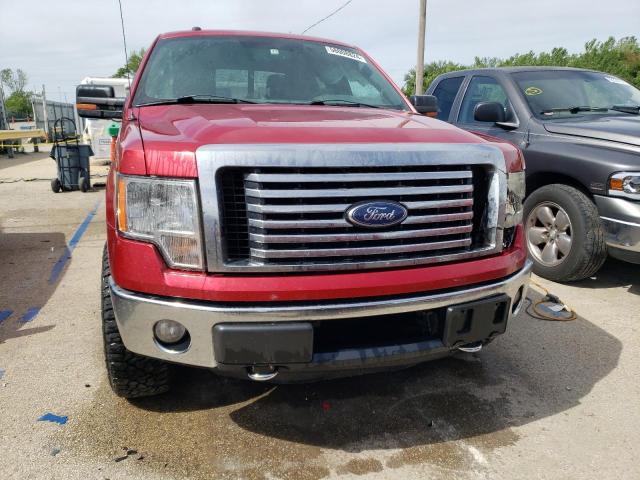 1FTFW1ET4CFA57949 - 2012 FORD F150 SUPERCREW BURGUNDY photo 5