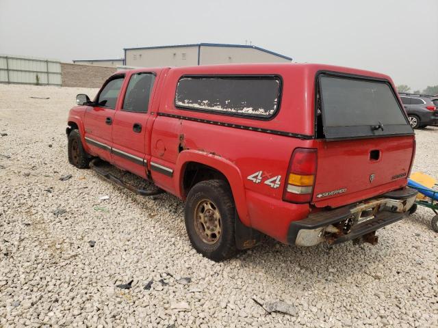 1GCGK13U02F172896 - 2002 CHEVROLET SILVERADO K1500 HEAVY DUTY RED photo 2