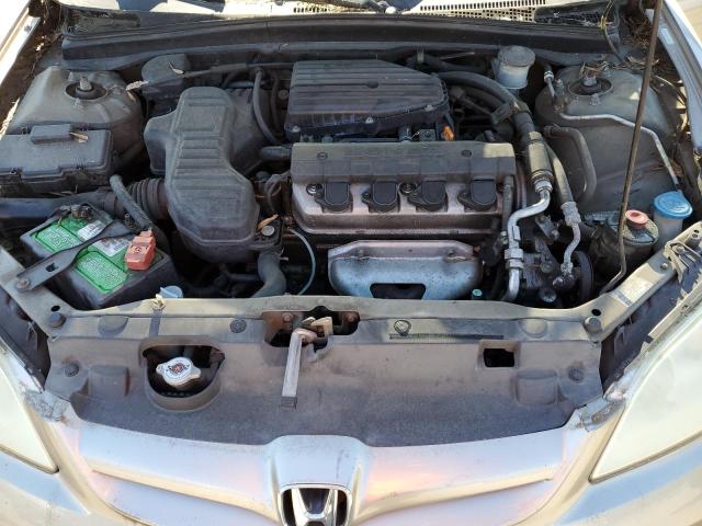 2HGES16515H515568 - 2005 HONDA CIVIC LX BEIGE photo 11