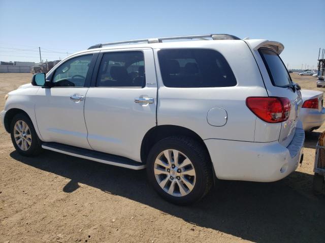 5TDDW5G11AS026259 - 2010 TOYOTA SEQUOIA PLATINUM WHITE photo 2