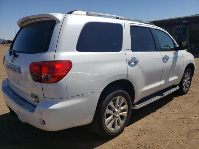 5TDDW5G11AS026259 - 2010 TOYOTA SEQUOIA PLATINUM WHITE photo 3