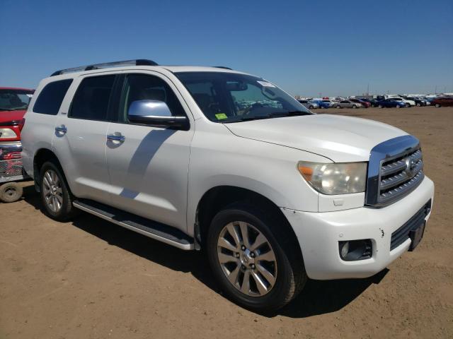 5TDDW5G11AS026259 - 2010 TOYOTA SEQUOIA PLATINUM WHITE photo 4