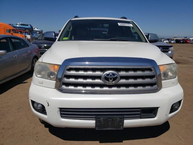 5TDDW5G11AS026259 - 2010 TOYOTA SEQUOIA PLATINUM WHITE photo 5