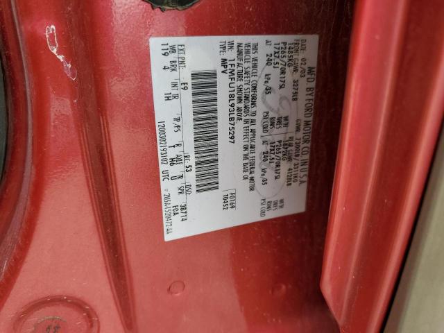 1FMFU18L93LB75297 - 2003 FORD EXPEDITION EDDIE BAUER RED photo 13