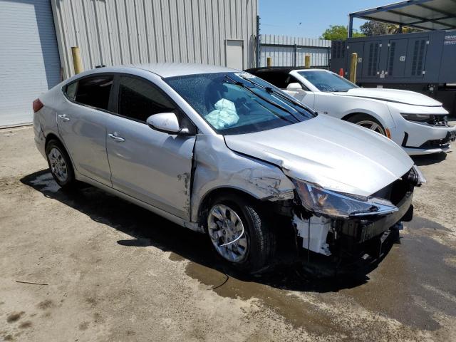 KMHD74LF1KU799864 - 2019 HYUNDAI ELANTRA SE SILVER photo 4