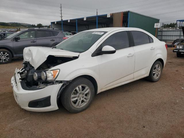 1G1JD5SH2F4215334 - 2015 CHEVROLET SONIC LT WHITE photo 1