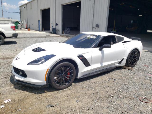 1G1YR2D60K5606447 - 2019 CHEVROLET CORVETTE Z06 2LZ WHITE photo 1