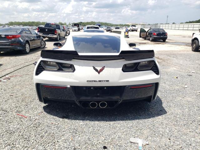 1G1YR2D60K5606447 - 2019 CHEVROLET CORVETTE Z06 2LZ WHITE photo 6