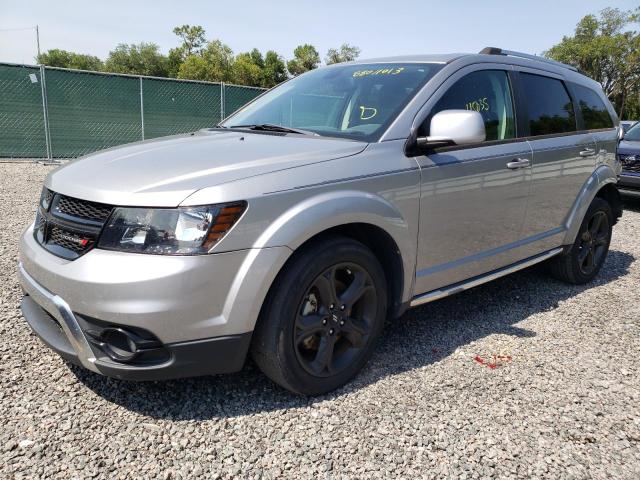 3C4PDCGB0KT738074 - 2019 DODGE JOURNEY CROSSROAD SILVER photo 1