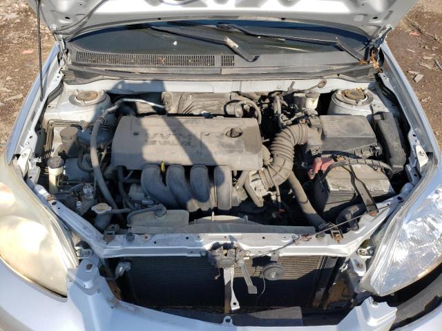 2T1KR30E87C654515 - 2007 TOYOTA COROLLA MA XR SILVER photo 11