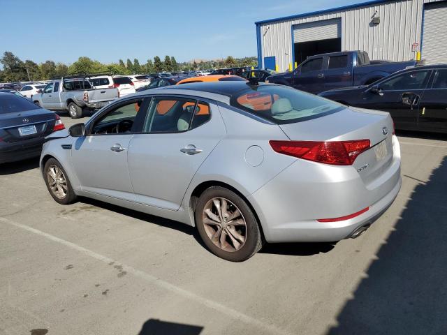 5XXGN4A76DG167387 - 2013 KIA OPTIMA EX SILVER photo 2