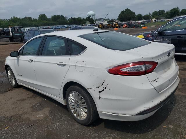 3FA6P0LU8DR283117 - 2013 FORD FUSION SE HYBRID WHITE photo 2