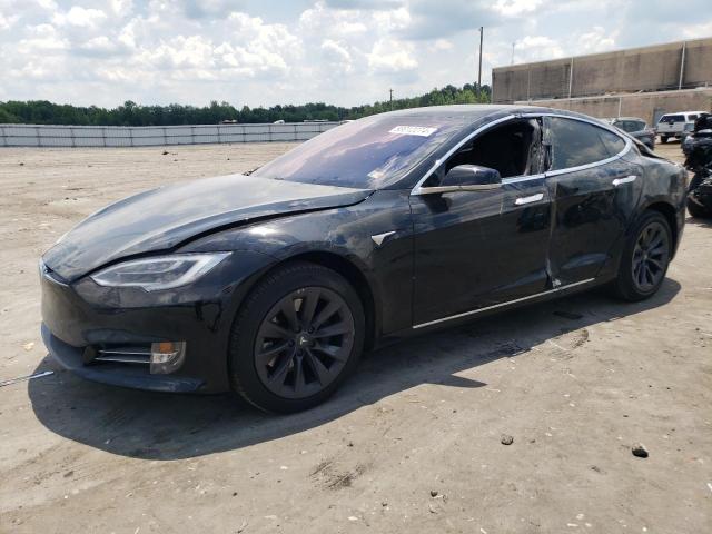 5YJSA1E2XLF360937 - 2020 TESLA MODEL S BLACK photo 1