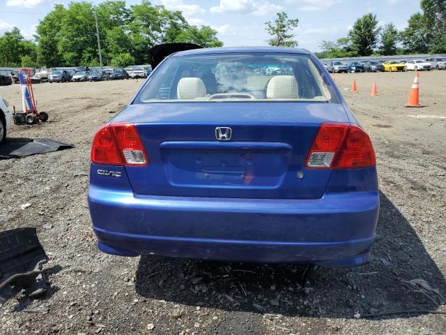 1HGES16355L005838 - 2005 HONDA CIVIC DX VP Mavi foto 6